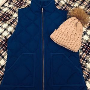 J.Crew Excursion Vest Royal Blue XS NWOT